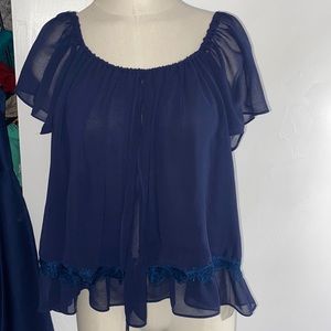 Just orna flowy vintage style top size 36
